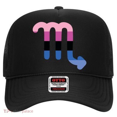Omnisexual Scorpio Zodiac Sign Omnisexual Pride Flag Cool Gift Hat