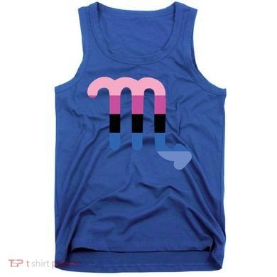 Omnisexual Scorpio Zodiac Sign Omnisexual Pride Flag Cool Gift Tank Top