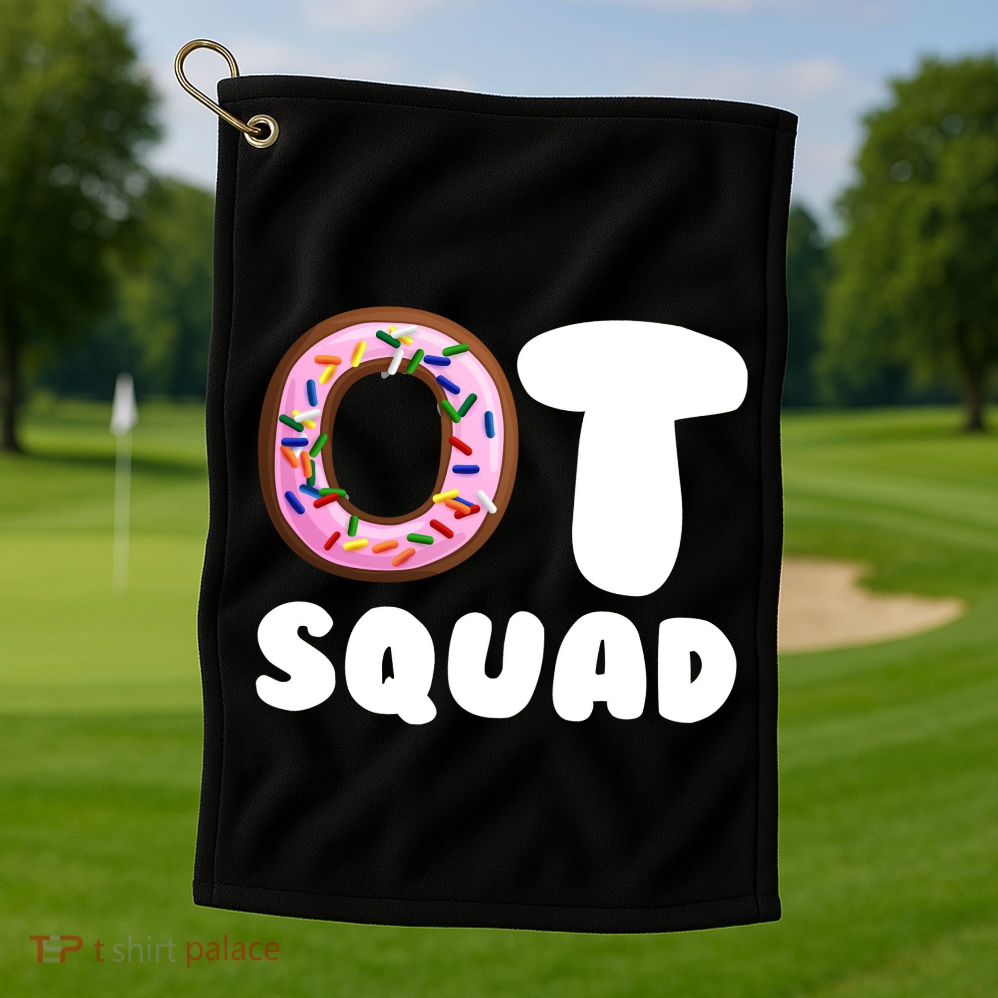 OT Squad Occupational Therapy Golf Towel