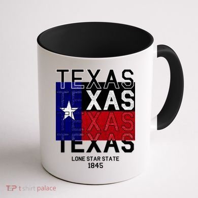 Original Texas 1845 Logo Coffee Mug back