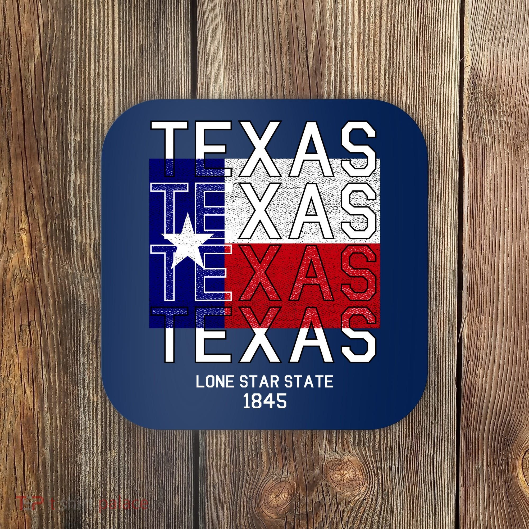 Original Texas 1845 Logo Coaster