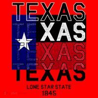 Original Texas 1845 Logo Santa Hat thumb 1