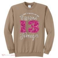 Officiall Teenager 13 Years Old 13th Birthday Sweatshirt thumb 0