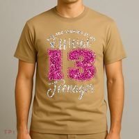 Officiall Teenager 13 Years Old 13th Birthday T-Shirt thumb 3