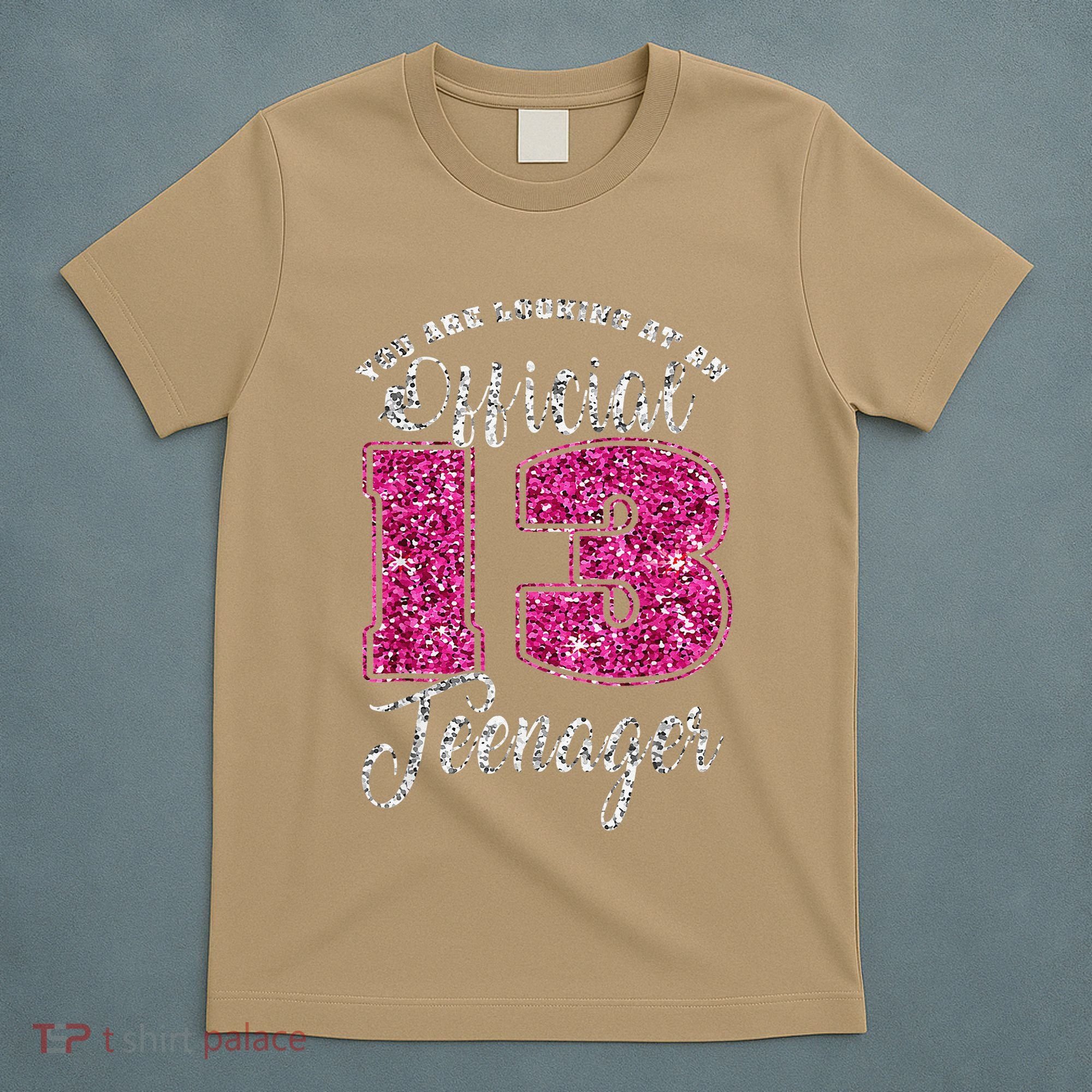 Officiall Teenager 13 Years Old 13th Birthday T-Shirt