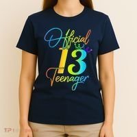 Office Teenager 13 Years Old 13th Birthday Gifts T-Shirt thumb 4