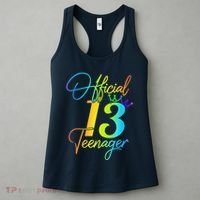 Office Teenager 13 Years Old 13th Birthday Gifts Women's Tank Top thumb 3