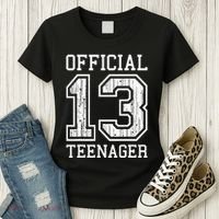 O.fficial Teenager 13th Birthday Gift Women's T-Shirt thumb 3