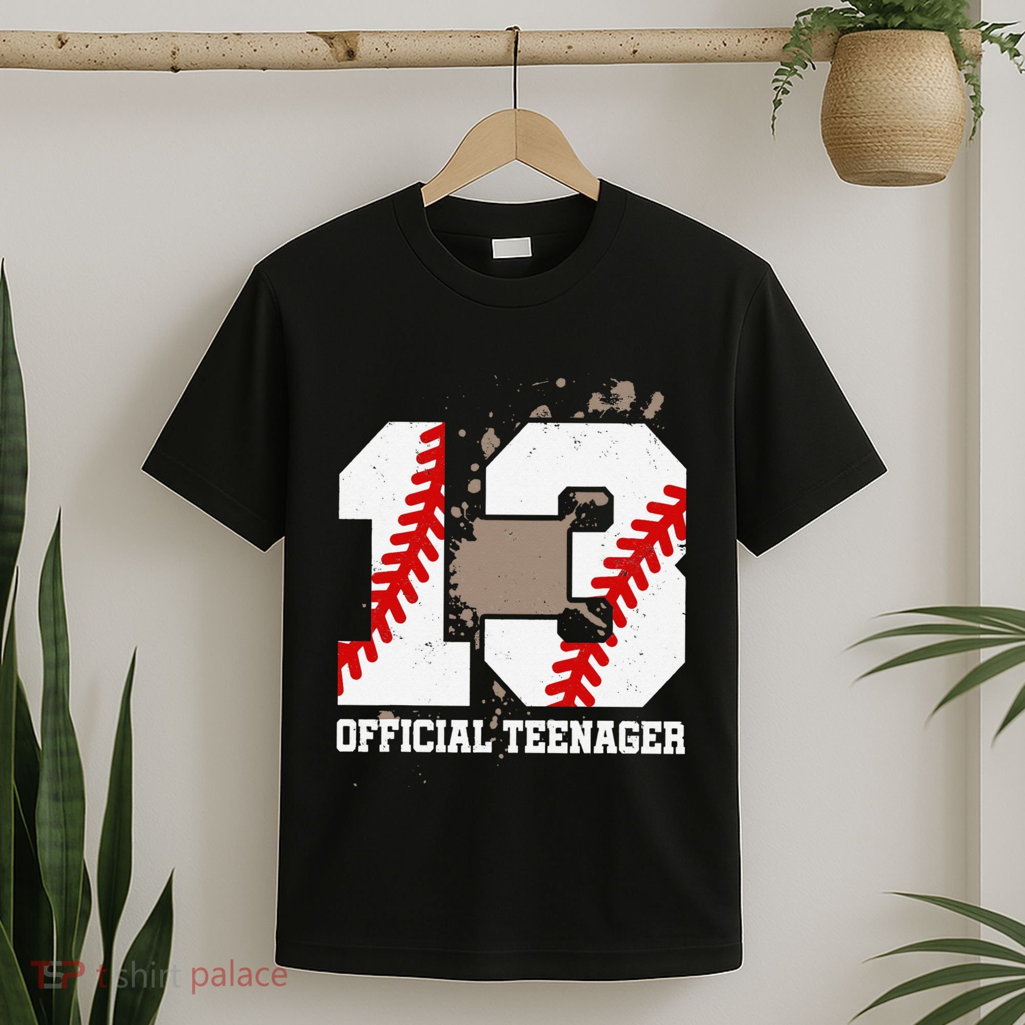 Official Teenager 13th Birthday Baseball 13 Years Old T-Shirt