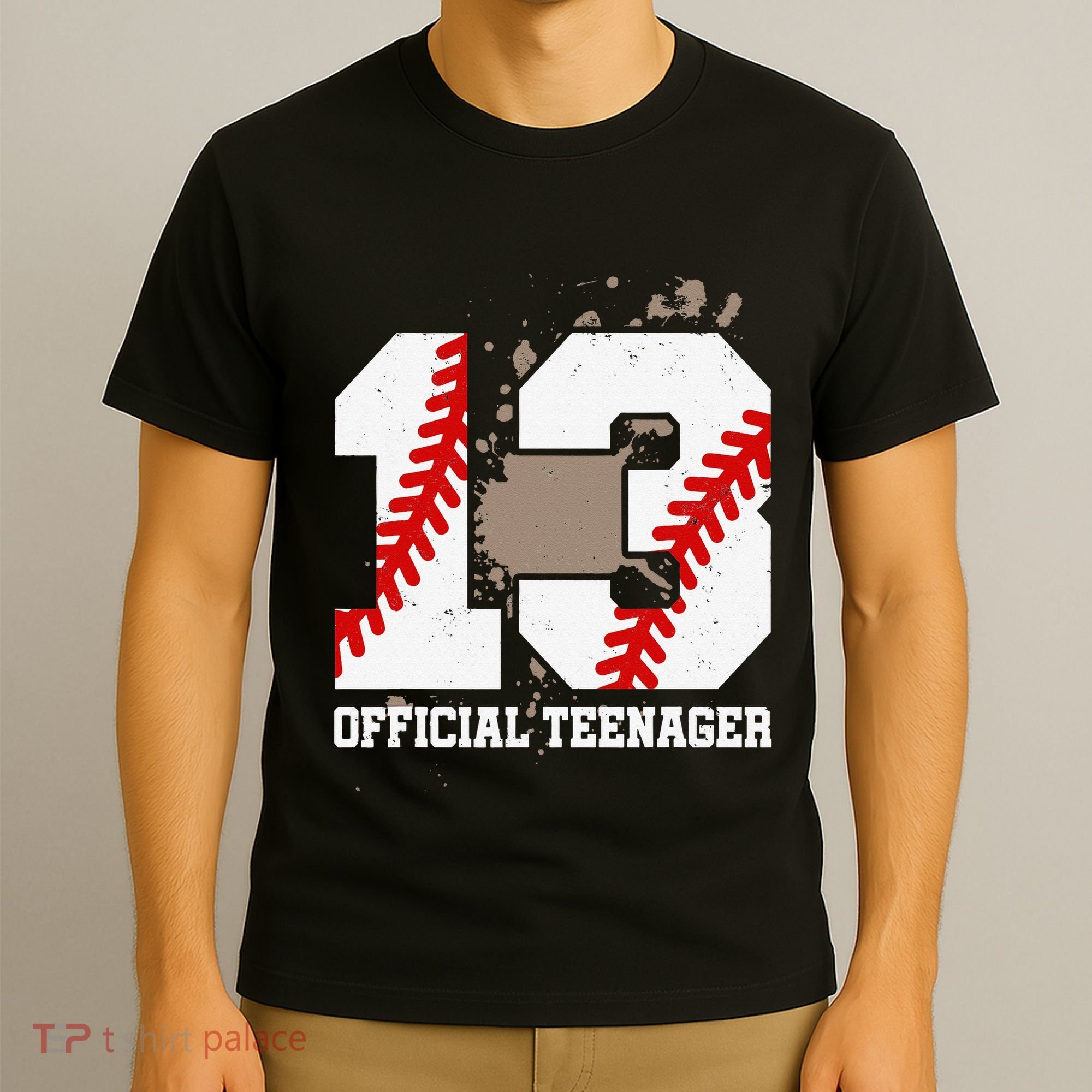 Official Teenager 13th Birthday Baseball 13 Years Old T-Shirt