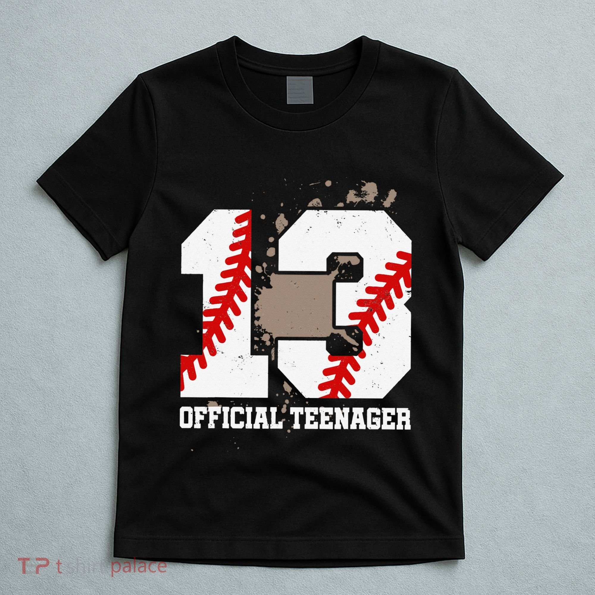 Official Teenager 13th Birthday Baseball 13 Years Old T-Shirt