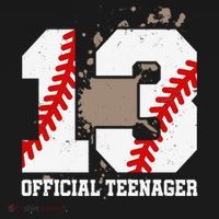 Official Teenager 13th Birthday Baseball 13 Years Old Women's Tank Top thumb 5