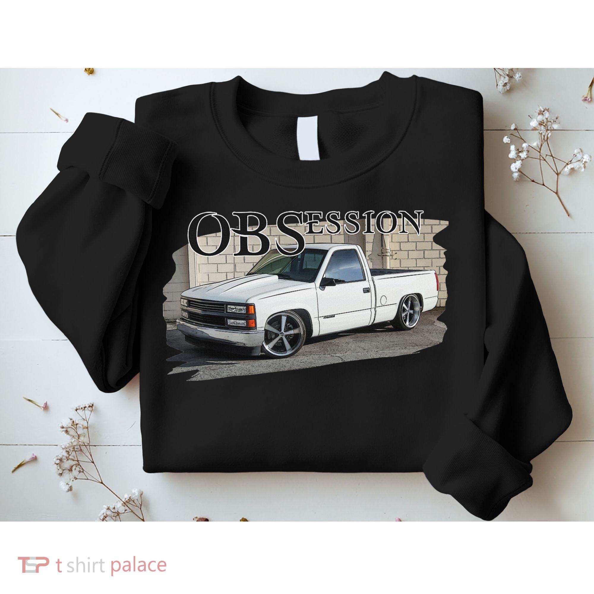 Obs Truck 90s Single Cab Lowered 1500 Truck Car Enthusiast Sweatshirt