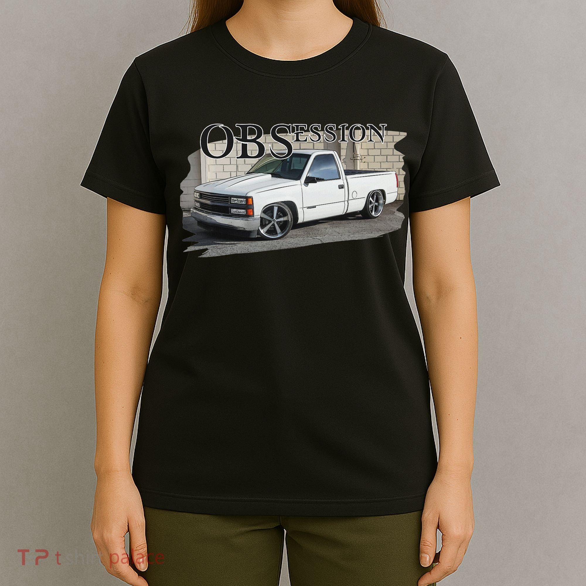 Obs Truck 90s Single Cab Lowered 1500 Truck Car Enthusiast T-Shirt