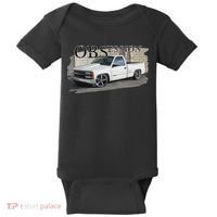 Obs Truck 90s Single Cab Lowered 1500 Truck Car Enthusiast Baby Bodysuit thumb 0