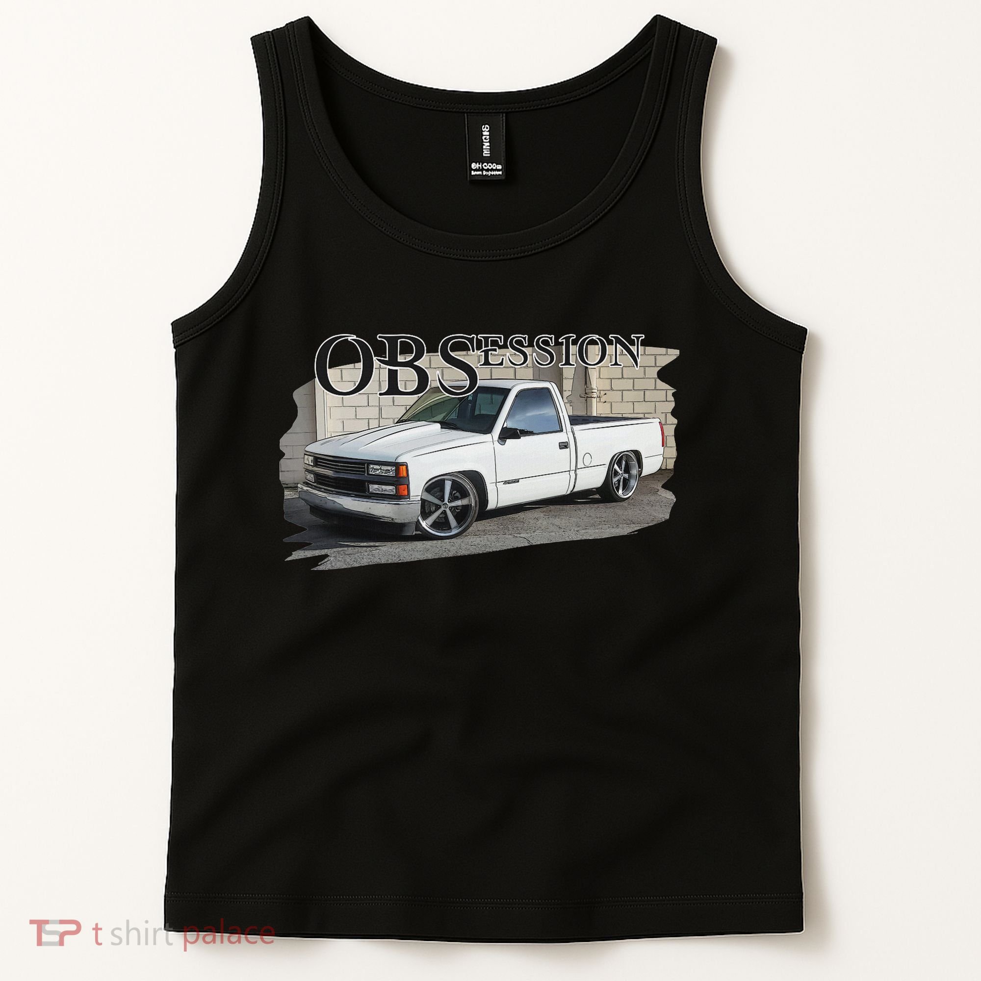 Obs Truck 90s Single Cab Lowered 1500 Truck Car Enthusiast Tank Top