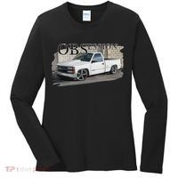 Obs Truck 90s Single Cab Lowered 1500 Truck Car Enthusiast Women's Long Sleeve Shirt thumb 0