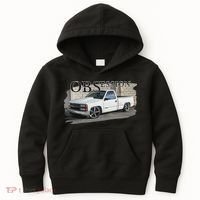 Obs Truck 90s Single Cab Lowered 1500 Truck Car Enthusiast Kids Hoodie thumb 0