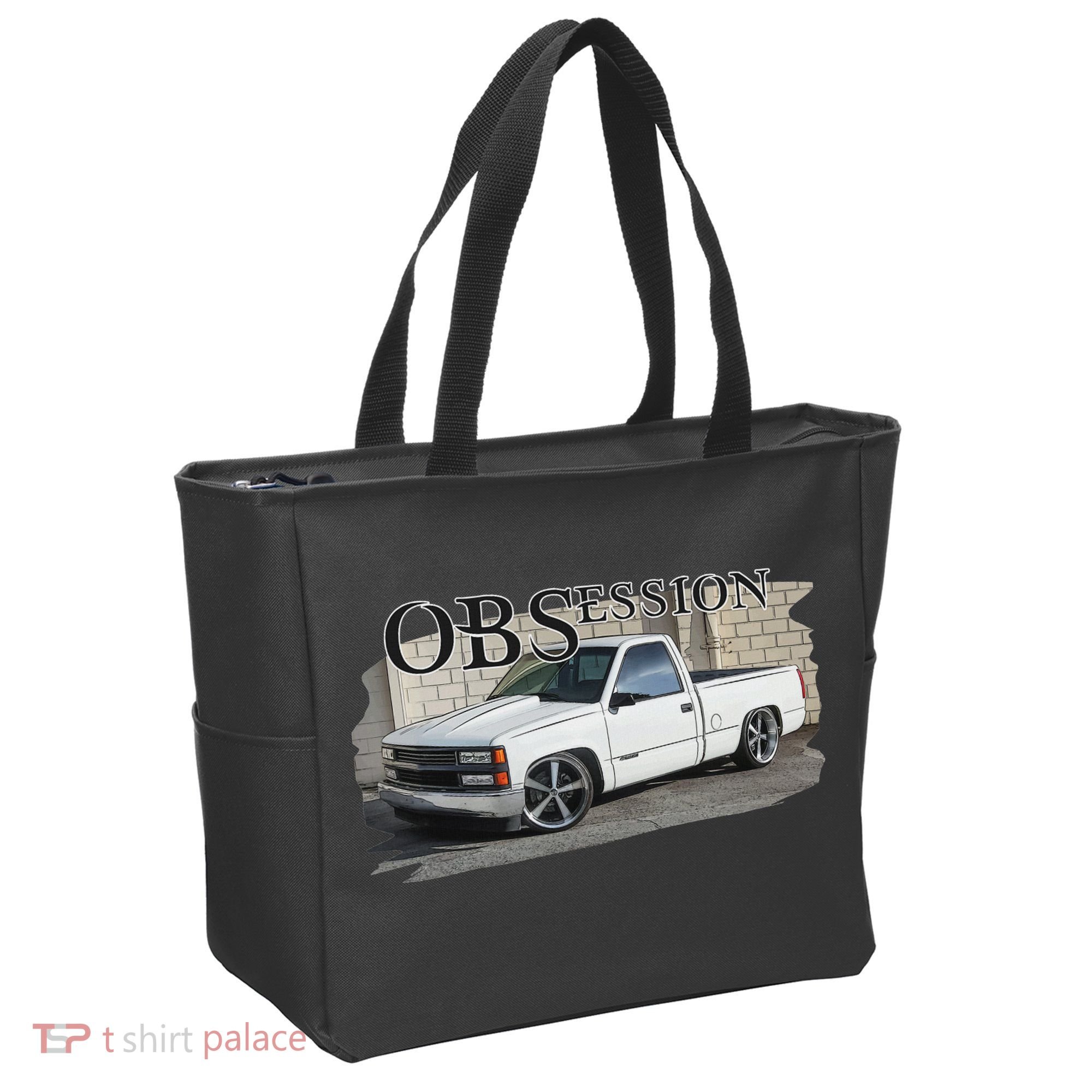 Obs Truck 90s Single Cab Lowered 1500 Truck Car Enthusiast Tote Bag