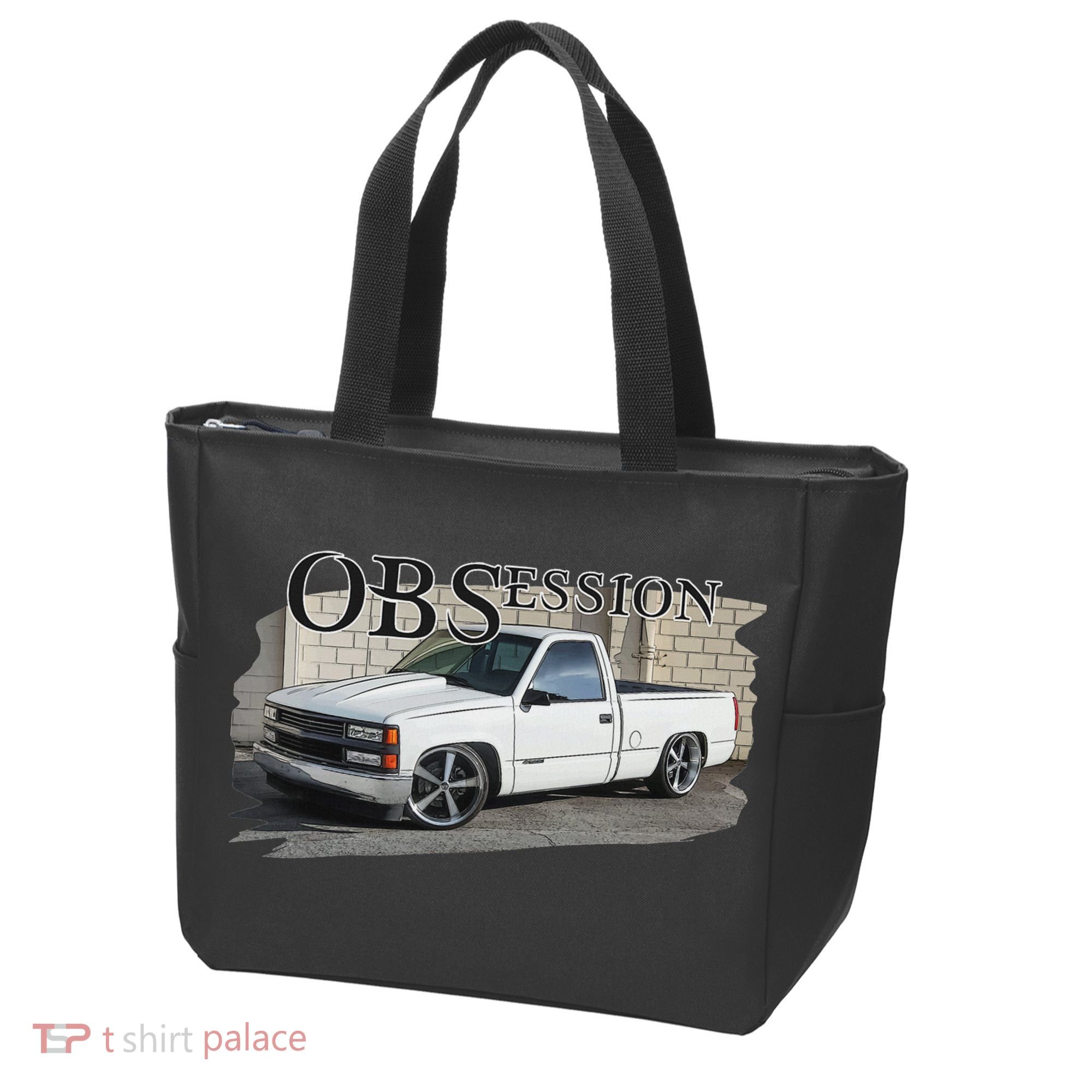 Obs Truck 90s Single Cab Lowered 1500 Truck Car Enthusiast Tote Bag