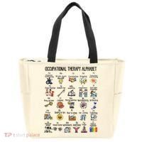 Occupational Therapy Alphabet OT Therapist Teacher Assistant Tote Bag thumb 0