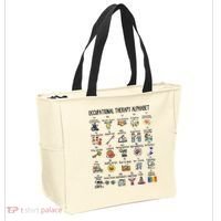 Occupational Therapy Alphabet OT Therapist Teacher Assistant Tote Bag thumb 2