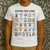 Occupational Therapy Alphabet OT Therapist Teacher Assistant T-Shirt thumb 3
