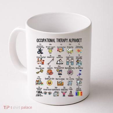 Occupational Therapy Alphabet OT Therapist Teacher Assistant Coffee Mug