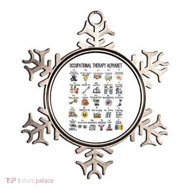 Occupational Therapy Alphabet OT Therapist Teacher Assistant Ornament