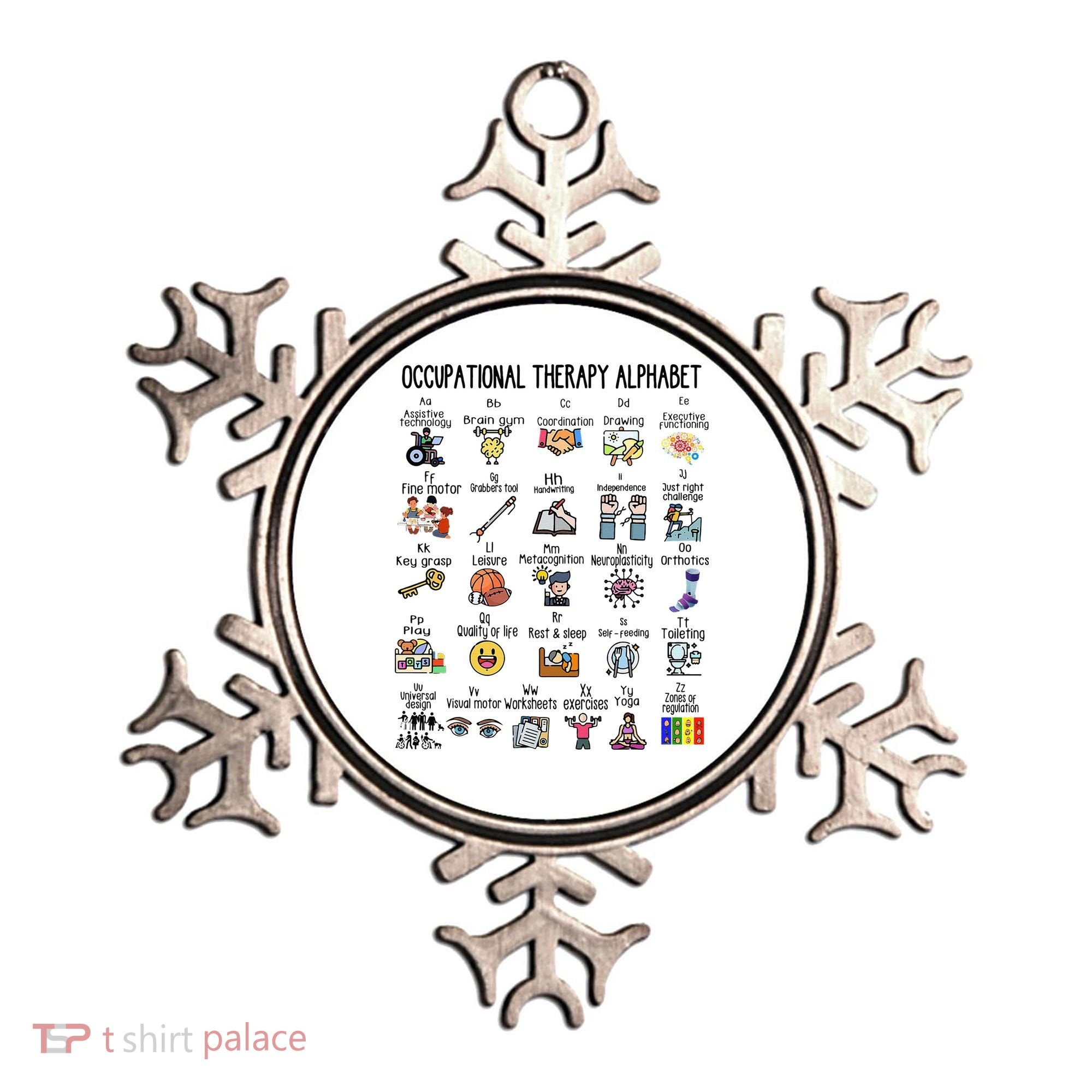 Occupational Therapy Alphabet OT Therapist Teacher Assistant Ornament