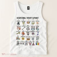 Occupational Therapy Alphabet OT Therapist Teacher Assistant Tank Top thumb 2