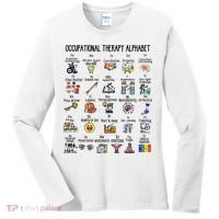 Occupational Therapy Alphabet OT Therapist Teacher Assistant Women's Long Sleeve Shirt thumb 0