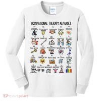 Occupational Therapy Alphabet OT Therapist Teacher Assistant Kids Long Sleeve Shirt thumb 0