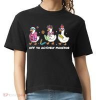 Off To Actively Monitor Silly Goose School Comfort Colors Boxy T-Shirt thumb 0