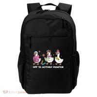 Off To Actively Monitor Silly Goose School Backpack thumb 0