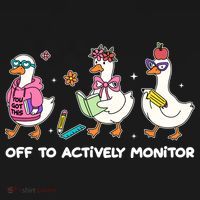 Off To Actively Monitor Silly Goose School Backpack thumb 2