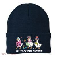 Off To Actively Monitor Silly Goose School Beanie thumb 0