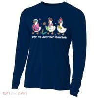 Off To Actively Monitor Silly Goose School Cooling Performance Long Sleeve Crew thumb 0