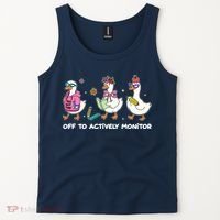 Off To Actively Monitor Silly Goose School Tank Top thumb 2