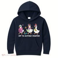 Off To Actively Monitor Silly Goose School Kids Hoodie thumb 0