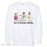 Off To Actively Monitor Silly Goose School Garment-Dyed Sweatshirt thumb 0