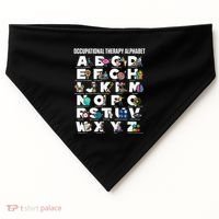 Occupational Therapy Alphabet Educational Ot Therapist Abcs USA-Made Doggie Bandana thumb 0