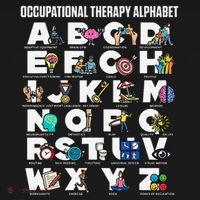 Occupational Therapy Alphabet Educational Ot Therapist Abcs USA-Made Doggie Bandana thumb 2