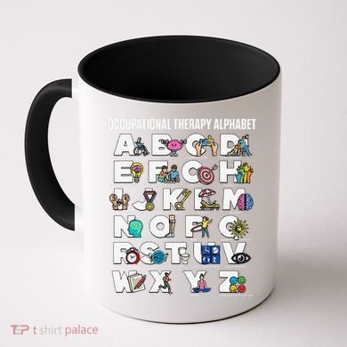 Occupational Therapy Alphabet Educational Ot Therapist Abcs Coffee Mug