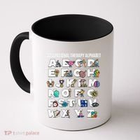Occupational Therapy Alphabet Educational Ot Therapist Abcs Coffee Mug thumb 0