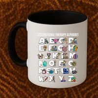 Occupational Therapy Alphabet Educational Ot Therapist Abcs Coffee Mug thumb 2