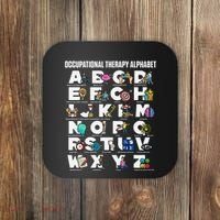 Occupational Therapy Alphabet Educational Ot Therapist Abcs Coaster thumb 0