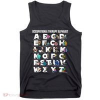 Occupational Therapy Alphabet Educational Ot Therapist Abcs Tank Top thumb 0