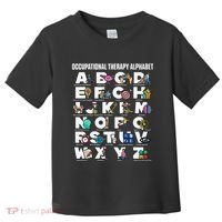 Occupational Therapy Alphabet Educational Ot Therapist Abcs Toddler T-Shirt thumb 0