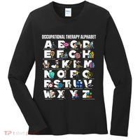 Occupational Therapy Alphabet Educational Ot Therapist Abcs Women's Long Sleeve Shirt thumb 0